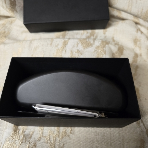 Prada Aviator Red Sunglasses Silver Tone Metal Gradient Lenses Includes Vintage - Picture 12 of 16